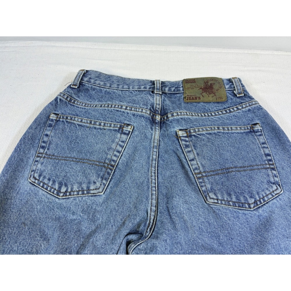 Vintage Clock House Original Jeans Blue Medium Wash Straight Leg Denim 90s Women